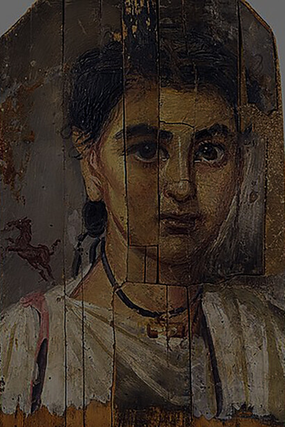 The captivating Fayum Portrait of a Boy, showcasing the artistic brilliance of Roman-Era Egypt
