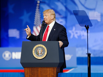 President Donald J. Trump spoke at the 2017 Conservative Political Action Conference (CPAC) on February 24th, 2017