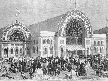Art Treasures Exhibition, Manchester 1857 (Courtesy Manchester Academy Archive)