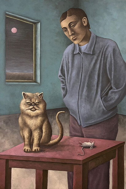 Carson Monahan, Midnight stalker, 2024. Courtesy of Monya Rowe Gallery, NY