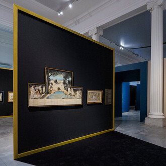 Paul Delvaux, The worlds of Paul Delvaux, exhibition view. Courtesy of La Boverie