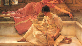 Lawrence Alma-Tadema, Poeta favorito, 1888