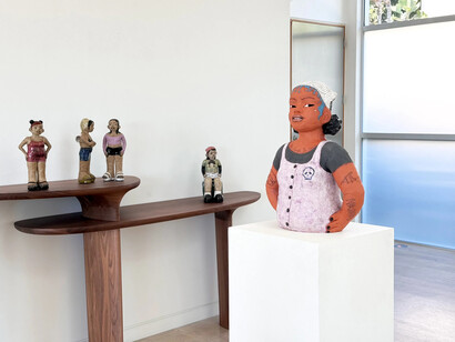 Sydnie Jimenez, Gift horse, exhibition view. Courtesy of Albertz Benda