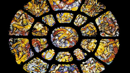Gabriel Bracho, Stained-glass dome at the Ministry of Defense, Venezuela