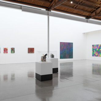 Various artists, Social abstraction, exhibition view. Courtesy of Gagosian Gallery
