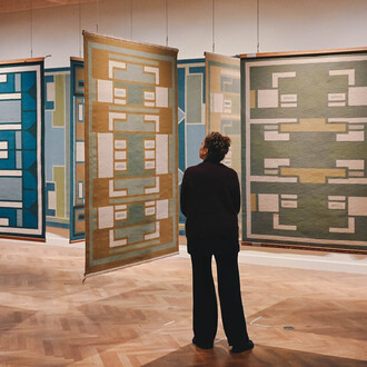 Anna Thommesen, Weavings, exhibition view. Courtesy of SMK - Statens Museum for Kunst
