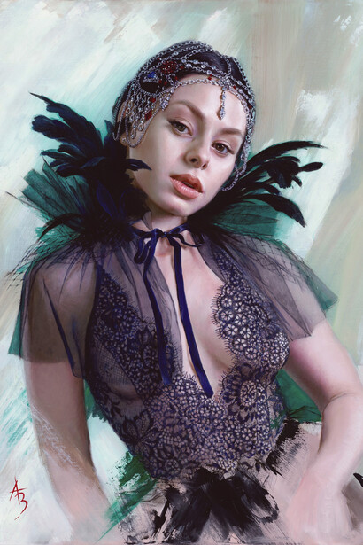 Alexandra Manukyan, Enchantress, 2021. Courtesy of Abend Gallery