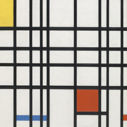Piet Mondrian, Composition with Yellow, Blue and Red (1937-42)