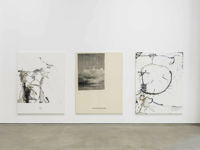 Malte Zenses, Alte eichen, neue bilder, exhibition view. Courtesy of G2 Kunsthalle
