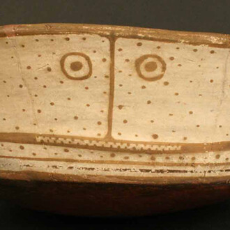 Escudilla polícroma zoomorfa
Materiales: Cerámica
Horizonte Inka. Diaguita III. Diaguita-Inka 1470- 1532 d.C.