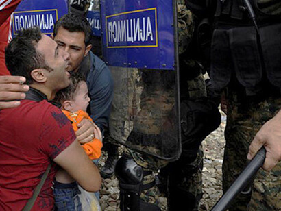 The current flux of migrants in Mediterranean