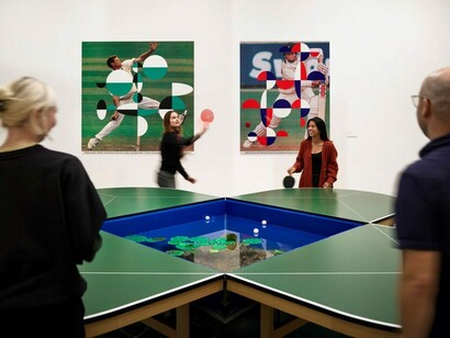 Various artists, Get in the game. Sports, art, culture, exhibition view. Courtesy of San Francisco Museum of Modern Art