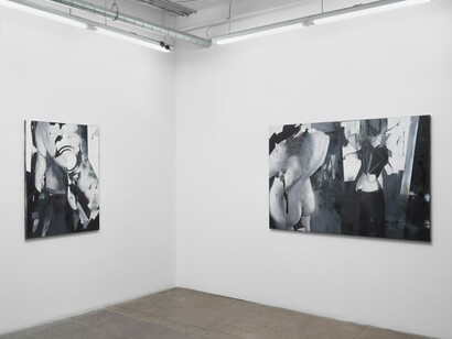 Petru Lucaci, Chiaroscuro, exhibition view. Courtesy of Nicodim Gallery