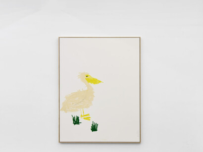 Andi Fischer, Enorm viele vögel fliegen, exhibition view. Courtesy of Sies + Höke