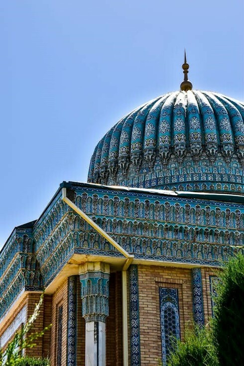 Samarkand, Uzbekistan, is famous for its stunning mosques and mausoleums, serving as a historical gem along the Silk Road trade route connecting China to the Mediterranean