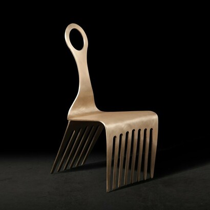 Jomo Tariku, Meedo chair, 2023. Courtesy of Wexler Gallery