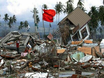 A terrible earthquake