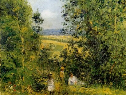 Vacanze nei boschi di Pontoise, Camille Pissarro, 1878