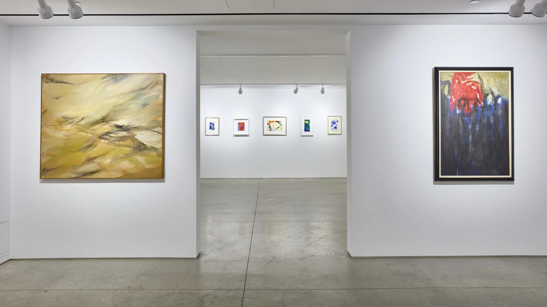 Various artists, American abstraction, exhibition view. Courtesy of ACA Galleries