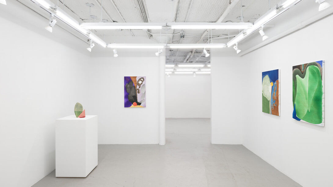 Leslie Baum, A garden in a vase, echoes, exhibition view. Courtesy of Nicelle Beauchene Gallery