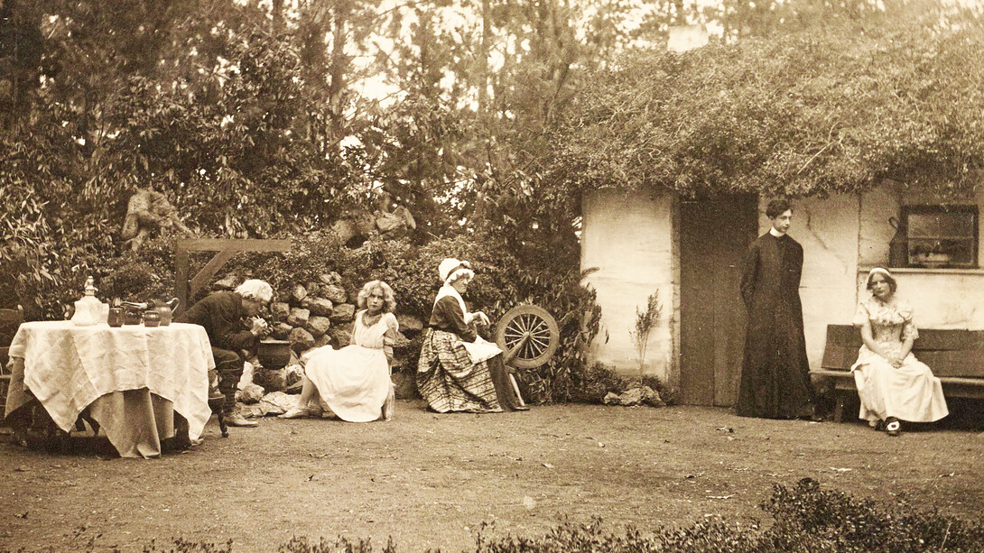 Photograph of the The Land of Heart's Desire Play by Yeats at the Forest Theater by the Carmel Arts and Crafts Club, 1911