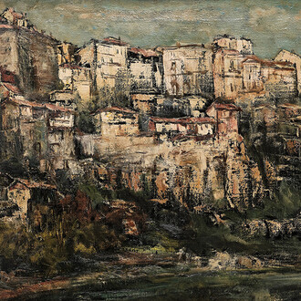 Ivan Hristov, Near Yantra river (detail), 1957. Courtesy of the National Gallery