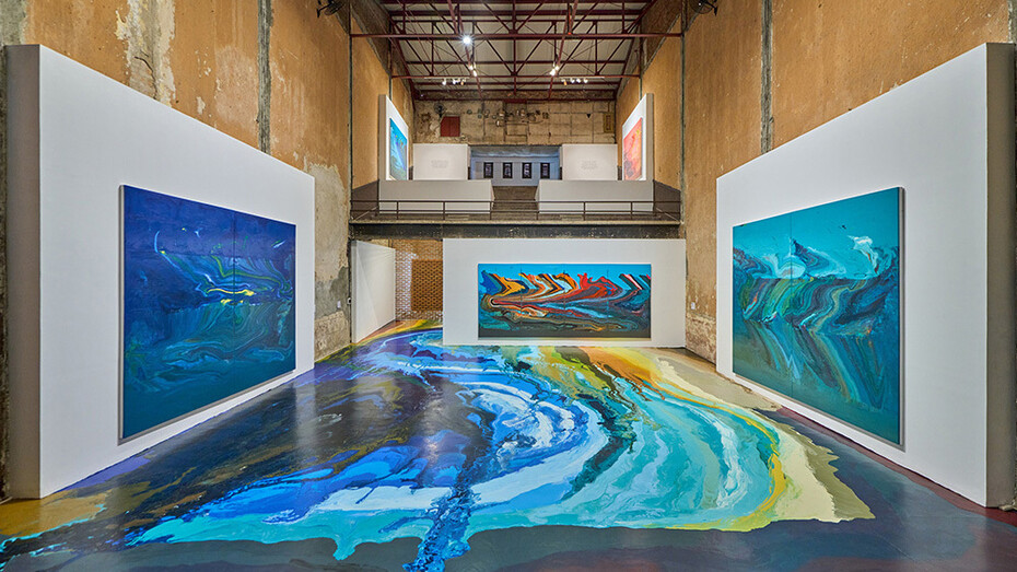 José Yaque, Muro de sonido, exhibition view. Courtesy of Galleria Continua