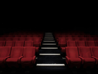 Transform your cinematic experience with our luxurious scarlet fabric padded cinema chairs, designed to combine comfort and elegance for an unforgettable movie night