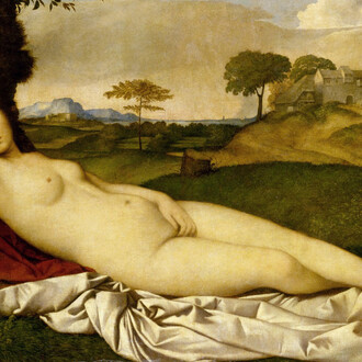 Giorgione/Titian, Sleeping Venus, ca. 1508/10. Courtesy of Albertinum Museum