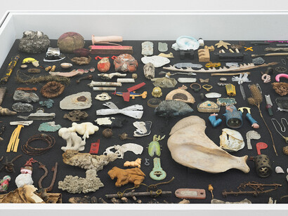 Various artists, Material passions, exhibition view. Courtesy of Musa Museum