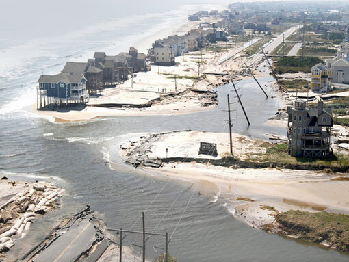 New Jersey after Hurricane Sandy: coastal resiliency projects are focused on reinforcing the shoreline to mitigate the impacts of sea level rise, storm surge, and erosion