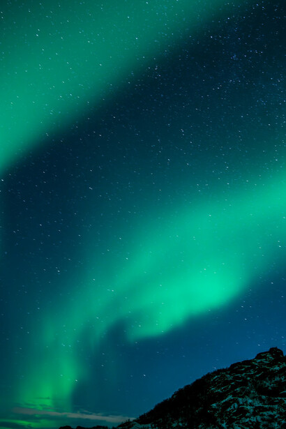 The northern lights in the night sky; there is no end to self-awareness that comes through understanding nature