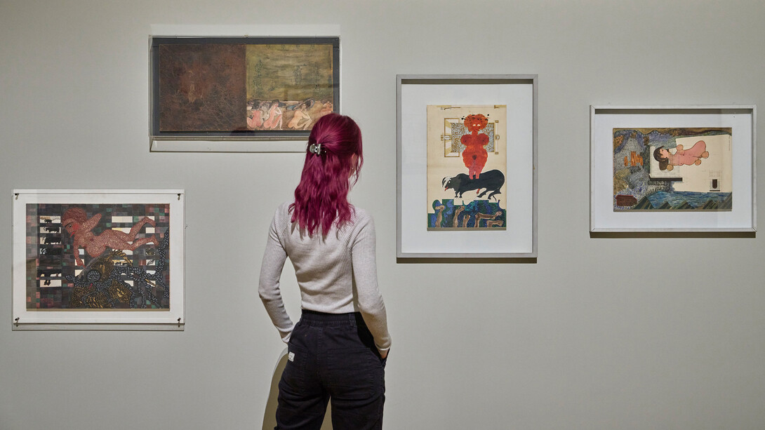 Carol Rama, Carol Rama, Rebellin der moderne, Ausstellungsansicht. Mit freundlicher Genehmigung der SCHIRN