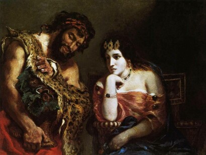 Eugen Delacroix *Cleopatra and the Peasant* (1838)
