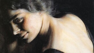 Giacomo Balla, "Il dubbio", 1907-08, dettaglio, Galleria d'Arte Moderna, Roma, Italia