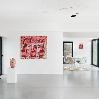 Vanessa Van Meerhaeghe, One size fits most, exhibition view. Courtesy of Verduyn Gallery