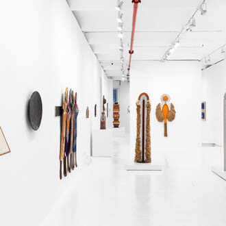 Various artists, Spirit keepers, exhibition view. Courtesy of Eric Firestone Gallery