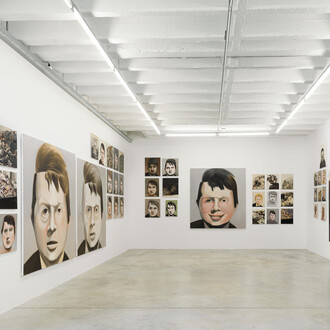 Shahin Afrassiabi, Francis – Paintings drawings sculptures 2023–2025, exhibition view. Courtesy of Soy Capitán