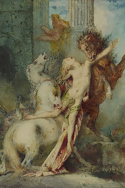 Gustave Moreau's (1826–1898) masterpiece: 'Diomedes Devoured by his Horses' - a captivating portrayal