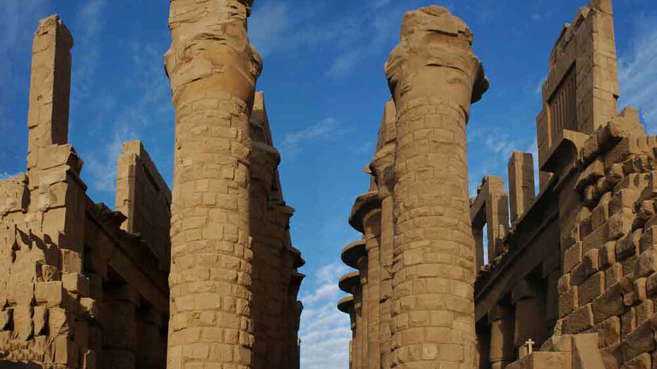 Egipto. Sala hipóstila del Templo de Karnak