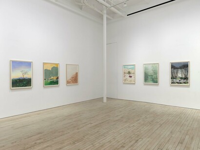 Per Adolfsen, Walk with me, exhibition view. Courtesy of Nino Mier Gallery