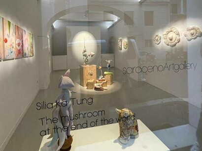 The Silia Ka Tung exhibition "the mushroom at the end of the world" at the Saraceno Art Gallery in Rome
