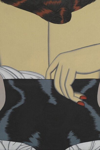 Christina Ramberg, Probed cinch, 1971. Courtesy of Hammer Gallery