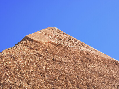 Pirámide de Keops ubicada en Guiza, Egipto. Las mas antigua de las siete maravillas del mundo