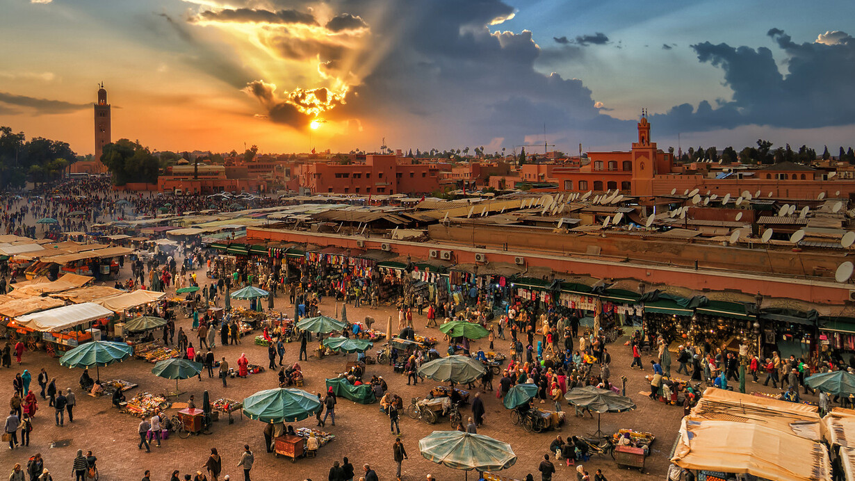 Djamaa El-Fna Square in Marrakesh